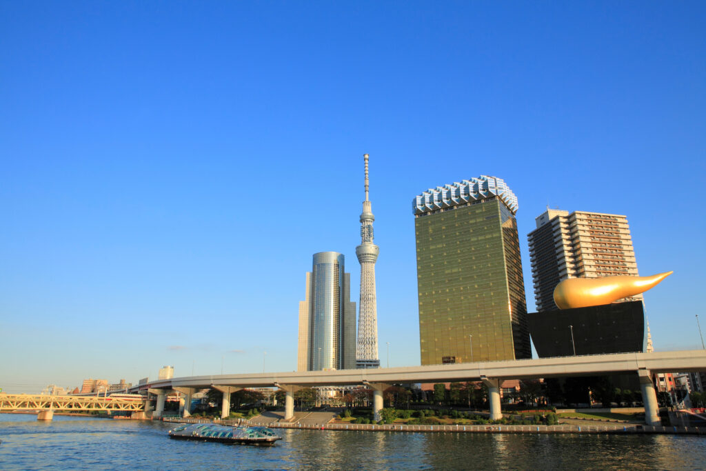 スカイツリーとアサヒビール本社